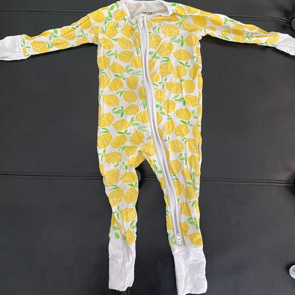 Little Sleepies Lemon PJs - 3-6M